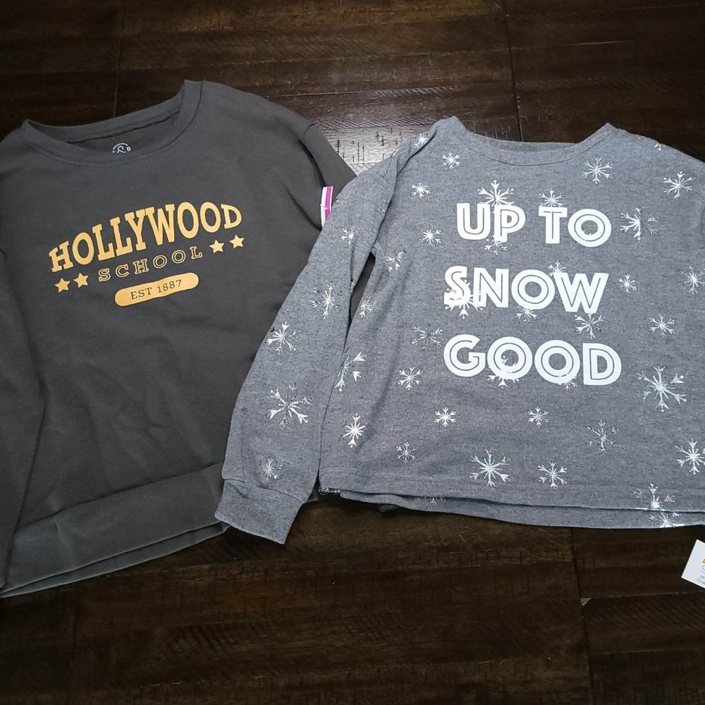 Nordstrom Sweatshirts Girl's Kid Size 6/7 Long Sleeve Bundle
